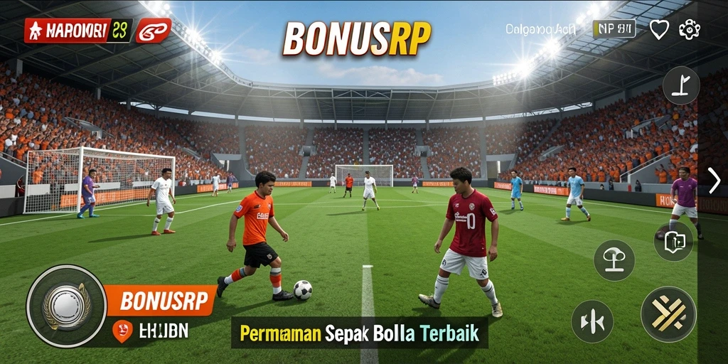 Tampilan gameplay BONUSRP yang menegangkan dan mendebarkan.