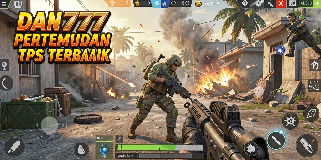 Tangkapan layar gameplay menampilkan aksi perang yang mendebarkan di DAN777.
