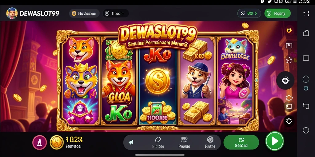 Tampilan gameplay DEWASLOT99 yang menarik dan interaktif.