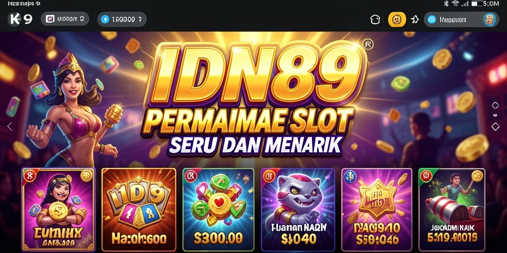 Tampilan gameplay slot yang seru dan menarik di IDN89.