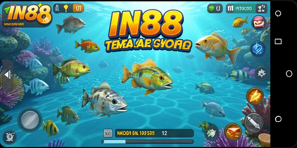 Gameplay seru IN88 dengan berbagai ikan yang menarik.