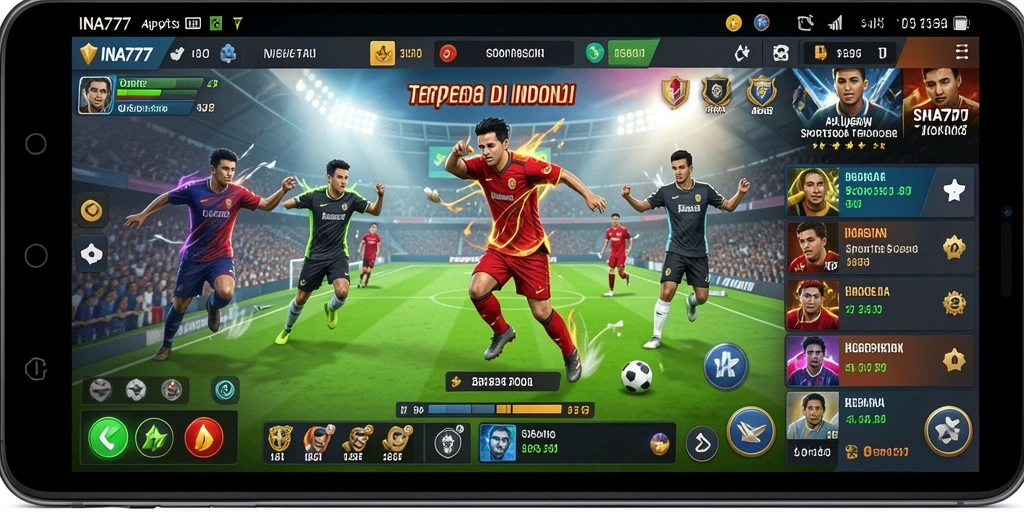 Tampilan gameplay taruhan olahraga yang mengasyikkan di INA777.