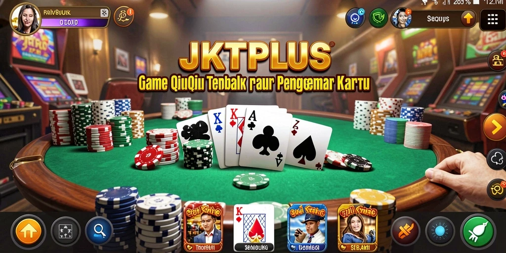 Gameplay seru QiuQiu yang mengasyikkan di JKTPLUS.