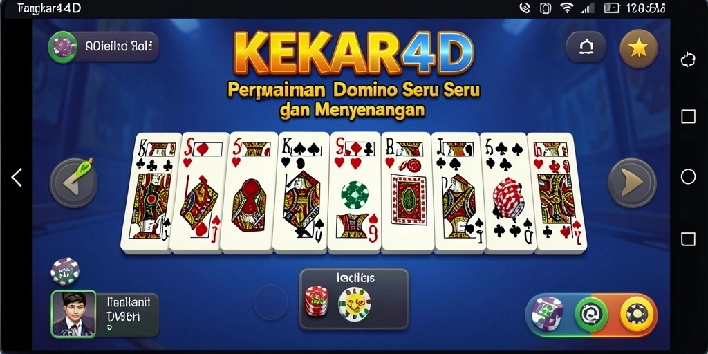 Screenshot gameplay <strong>KEKAR4D</strong> menampilkan keseruan permainan Domino.