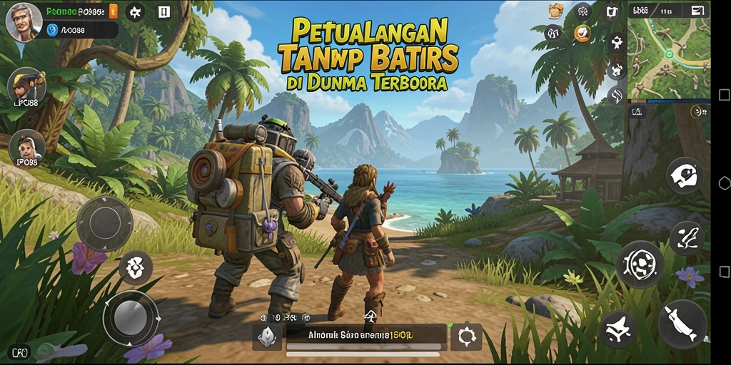 Tampilan gameplay LPO88 dengan suasana dunia terbuka yang menawan.