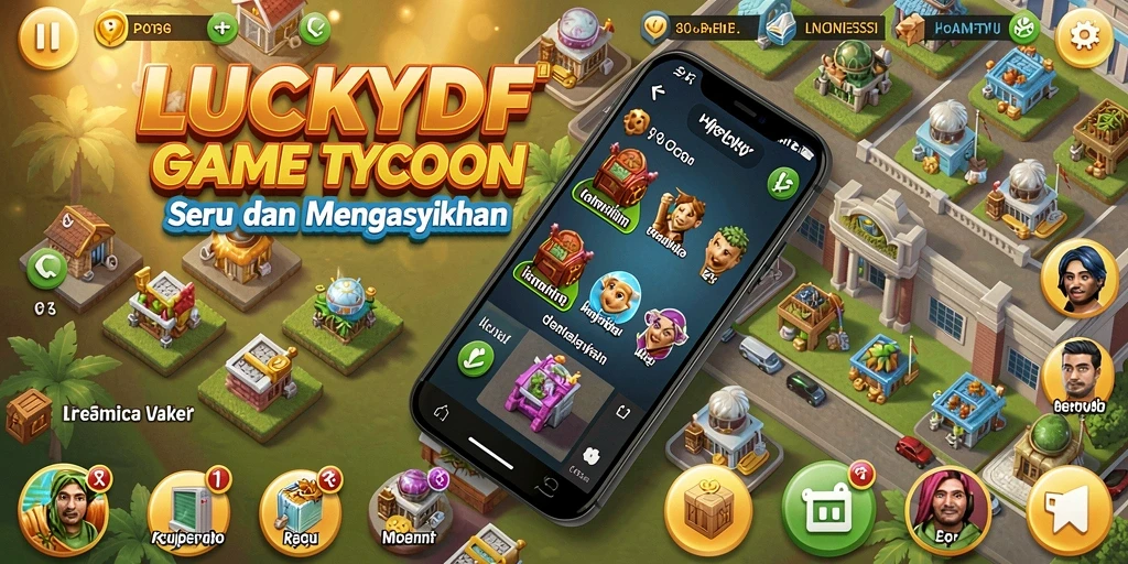 Gameplay seru dalam LUCKYDF yang memukau dengan berbagai pilihan strategi.