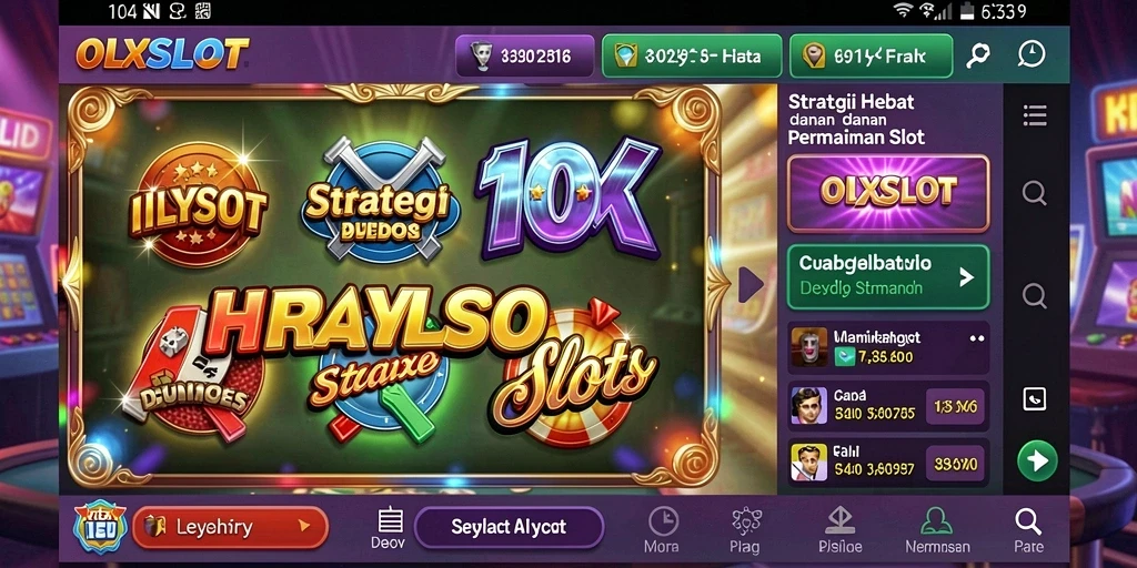 Tampilan gameplay OLXSLOT yang menarik dan penuh tantangan.