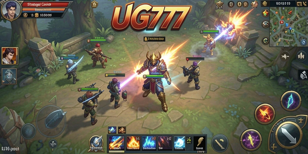Tampilan utama gameplay UG777 dengan pertempuran SLG yang mendebarkan.